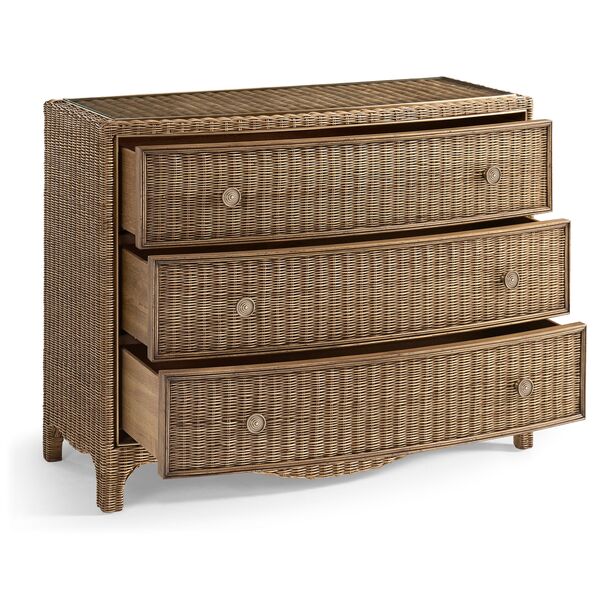 Palm Court Rattan Bow Front Chest
