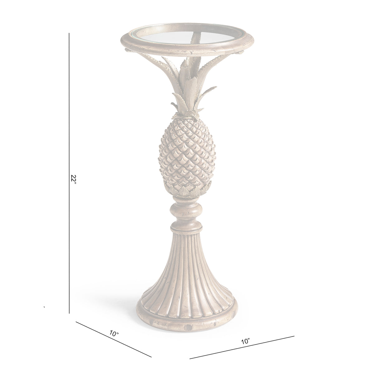 Palm Court Pineapple Martini Table