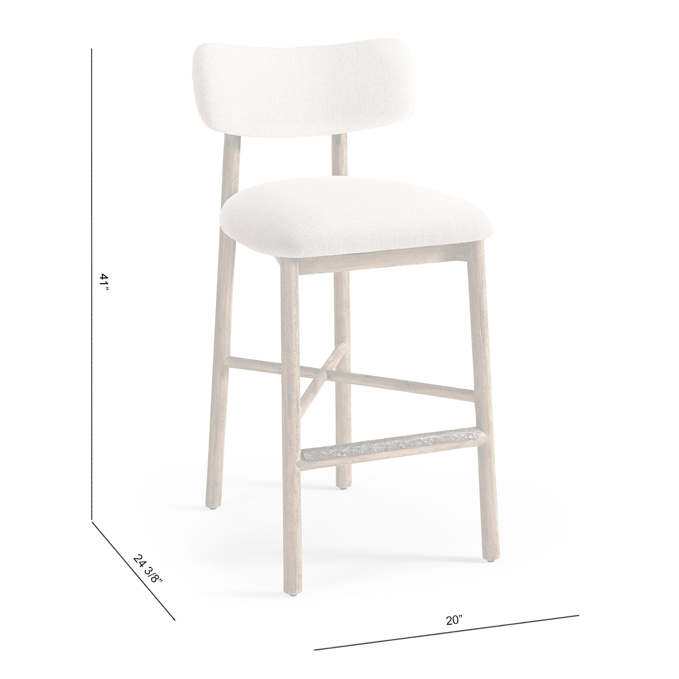 Stone Ridge Upholstered Bar Stool