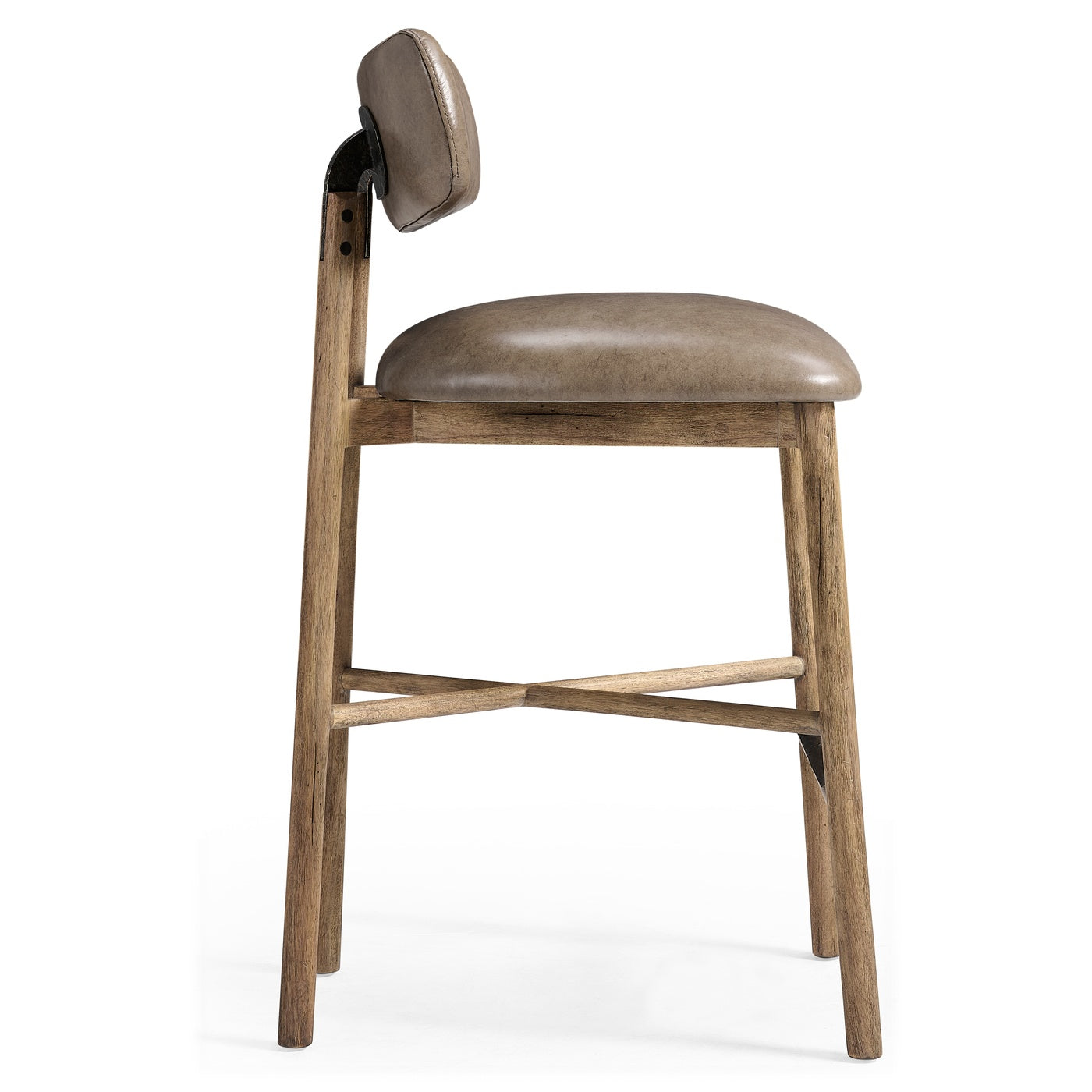 Stone Ridge Leather Bar Stool