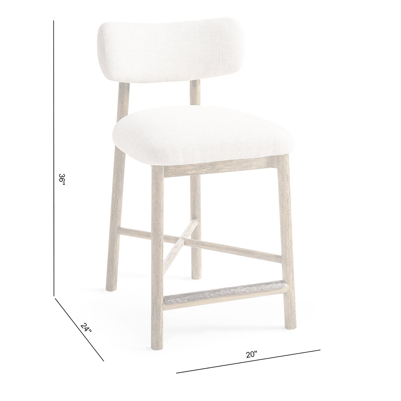 Stone Ridge Upholstered Counter Stool