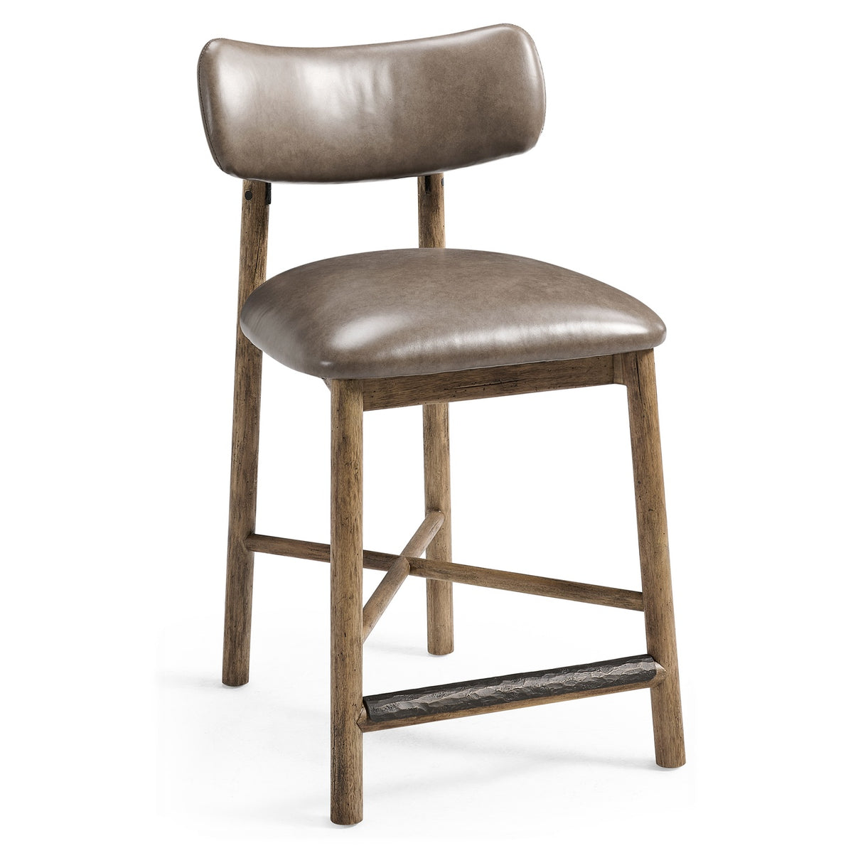 Stone Ridge Leather Counter Stool