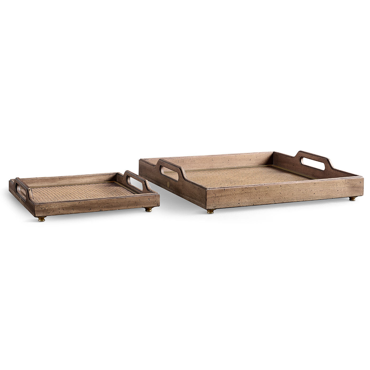 Palm Court Square Tray - Set of 2