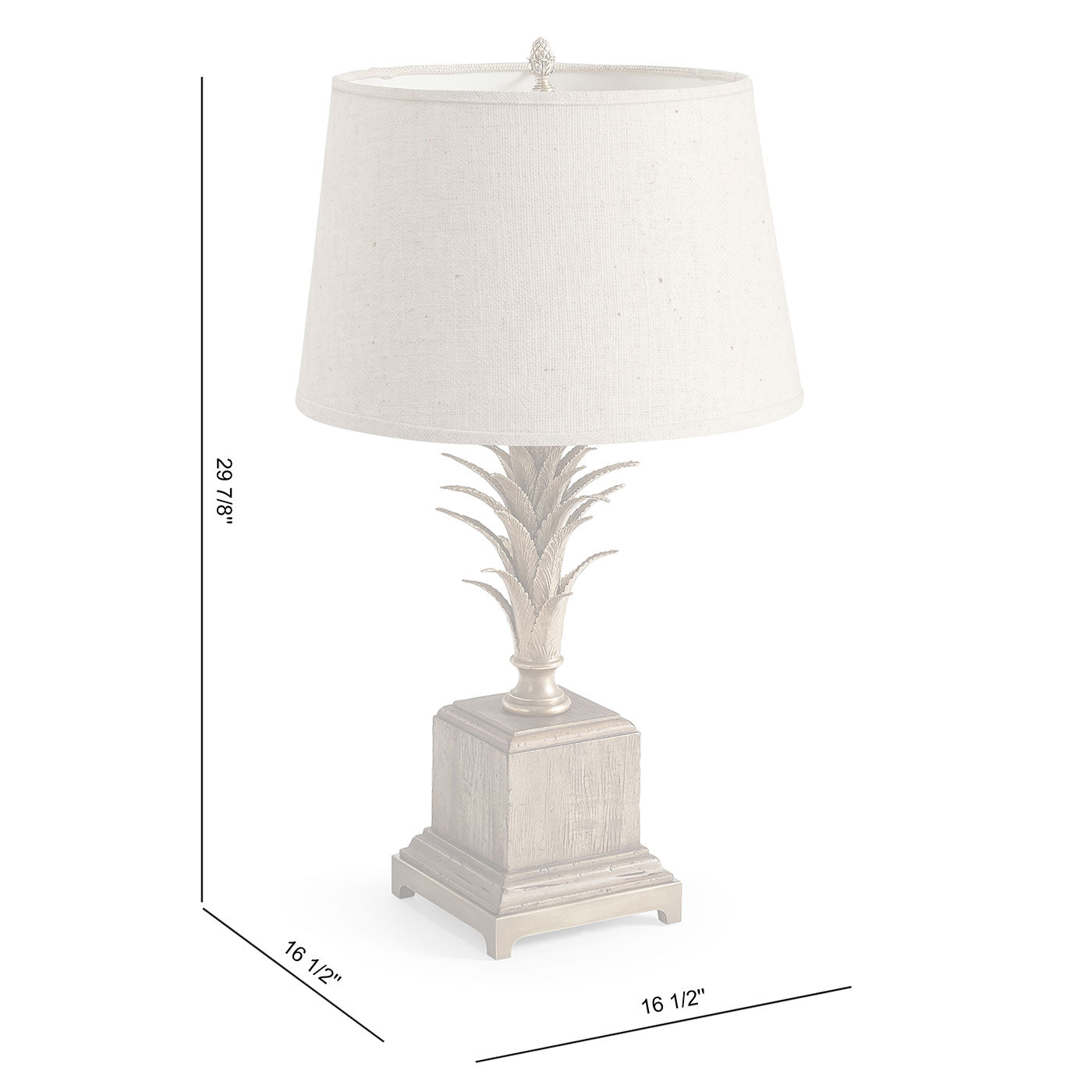Palm Leaf Table Lamp