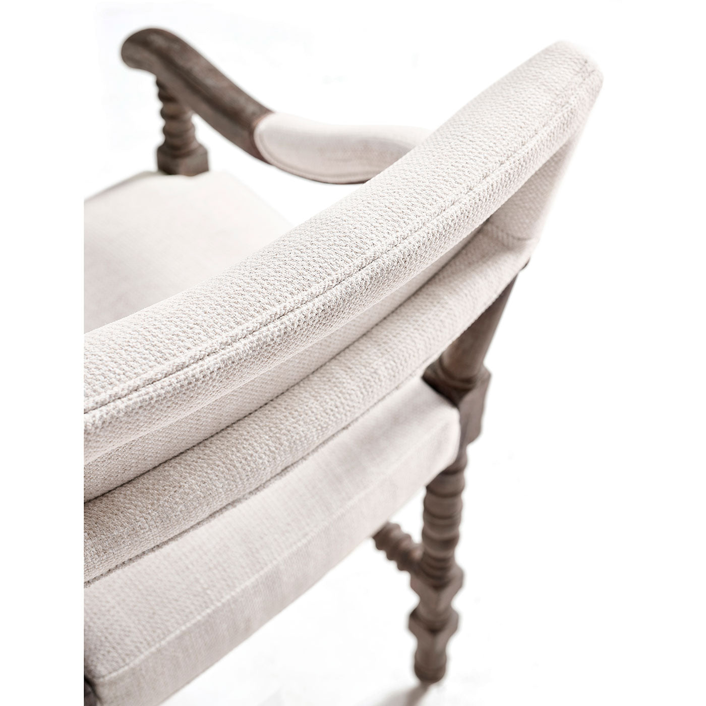 Caldera Osscura Upholstered Arm Chair Counter Stool