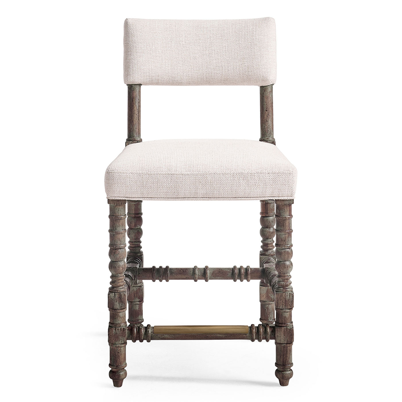 Caldera Oscura Upholstered Armless Counter Stool