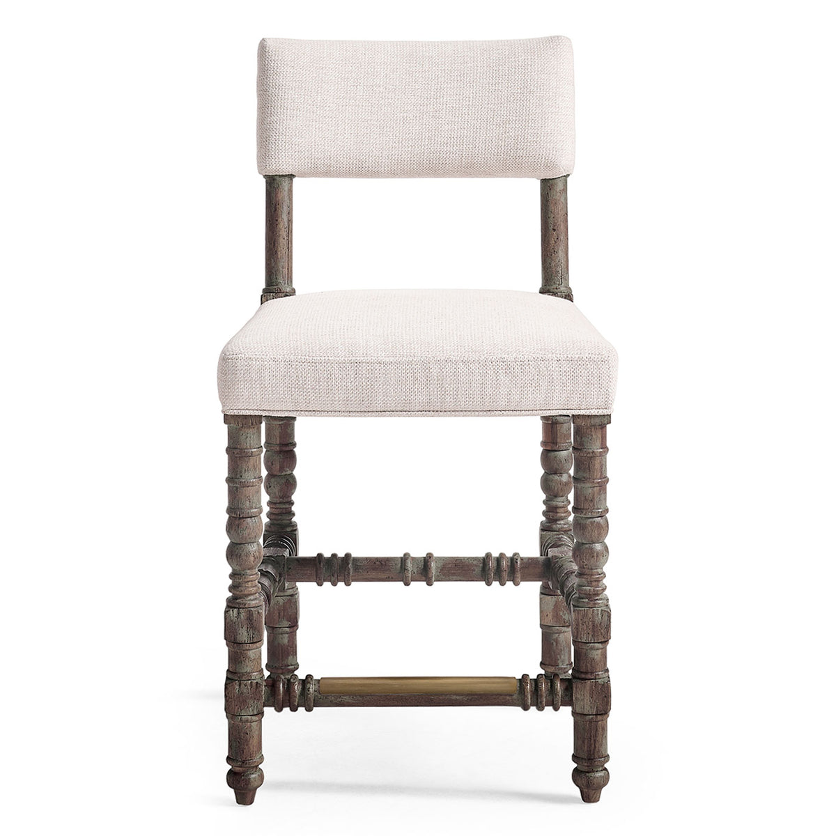 Caldera Oscura Upholstered Armless Counter Stool