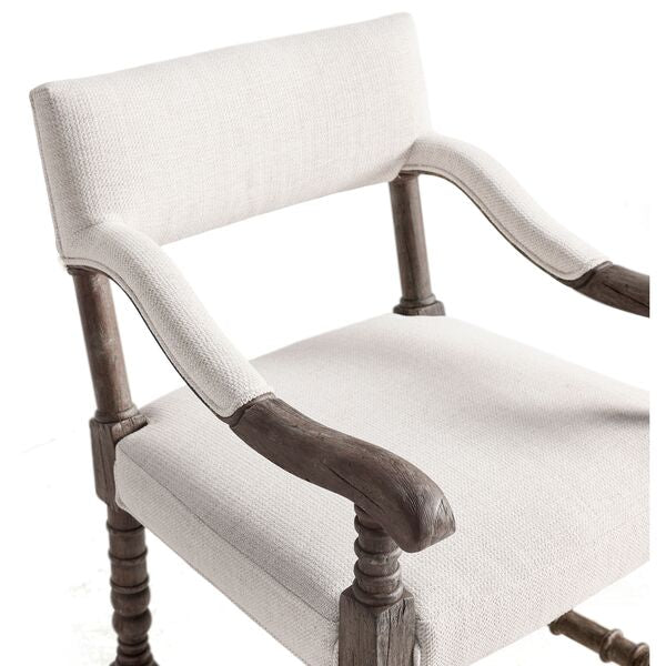 Caldera Oscura Upholstered Arm Chair Bar Stool