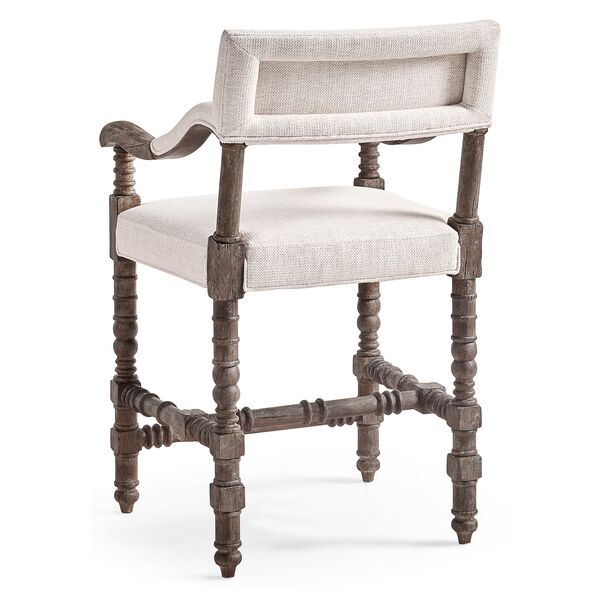 Caldera Oscura Upholstered Armless Counter Stool