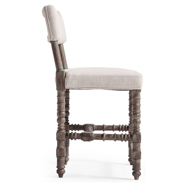 Caldera Oscura Upholstered Armless Counter Stool