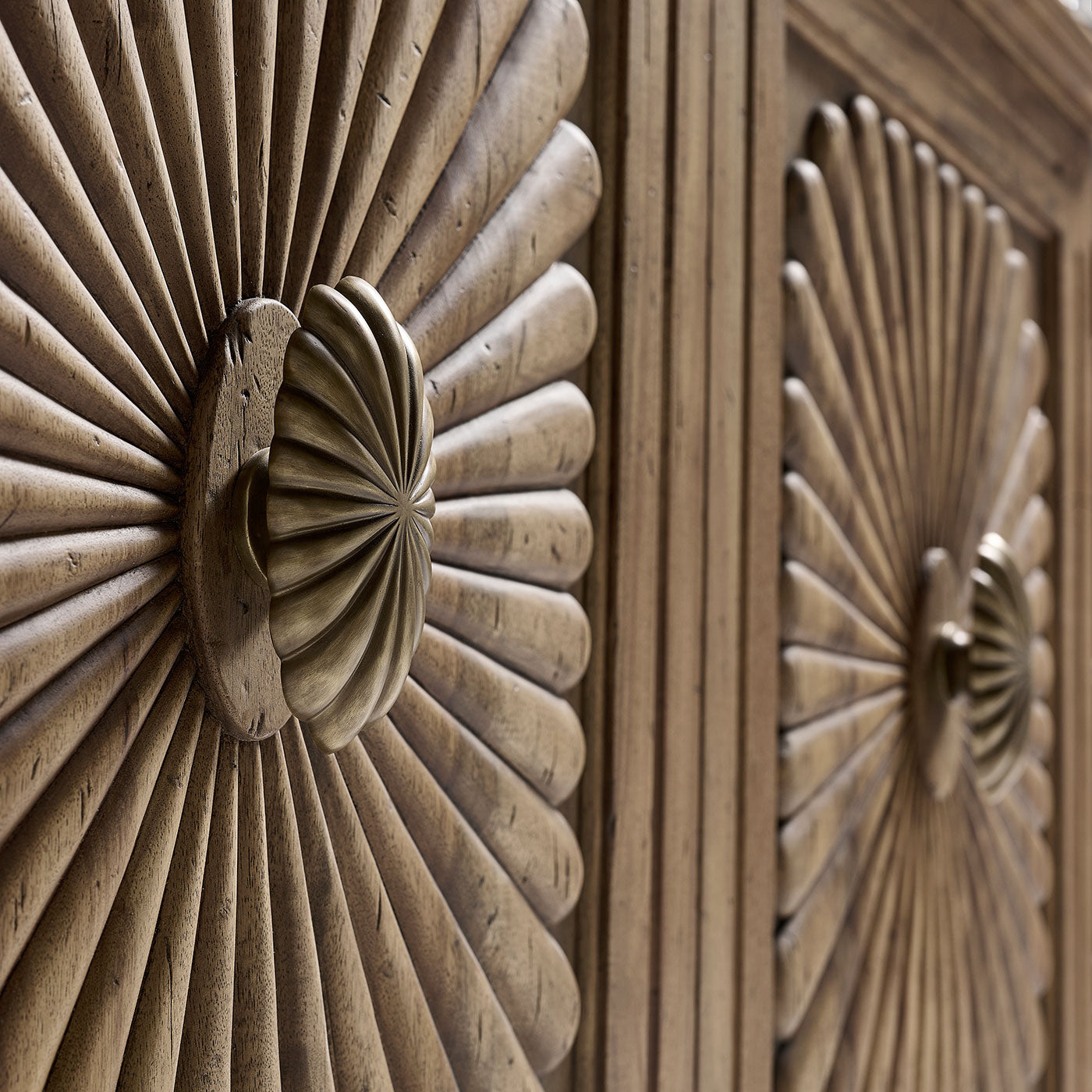 Palm Court Starburst Bar Cabinet