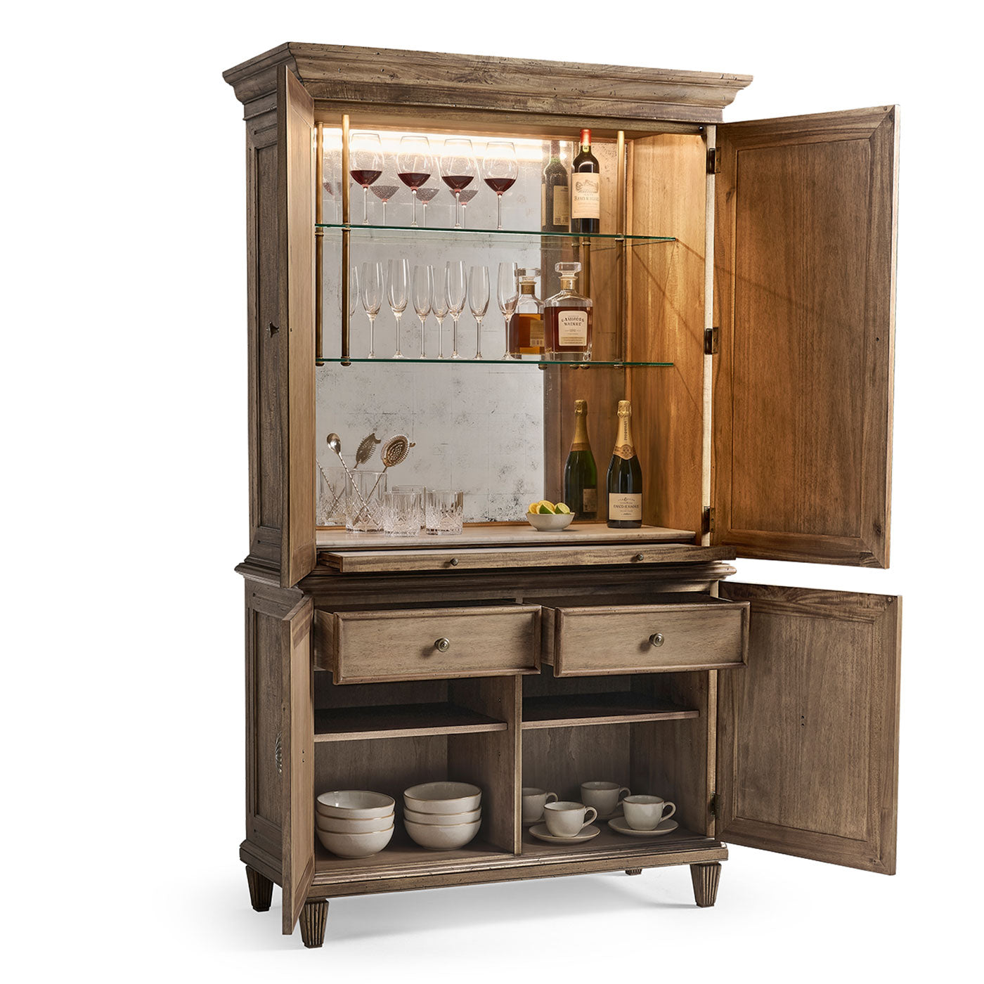 Palm Court Starburst Bar Cabinet