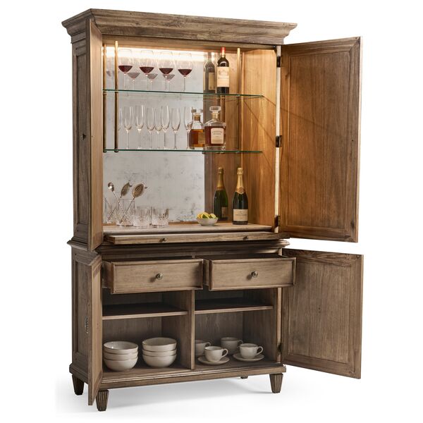 Palm Court Starburst Bar Cabinet