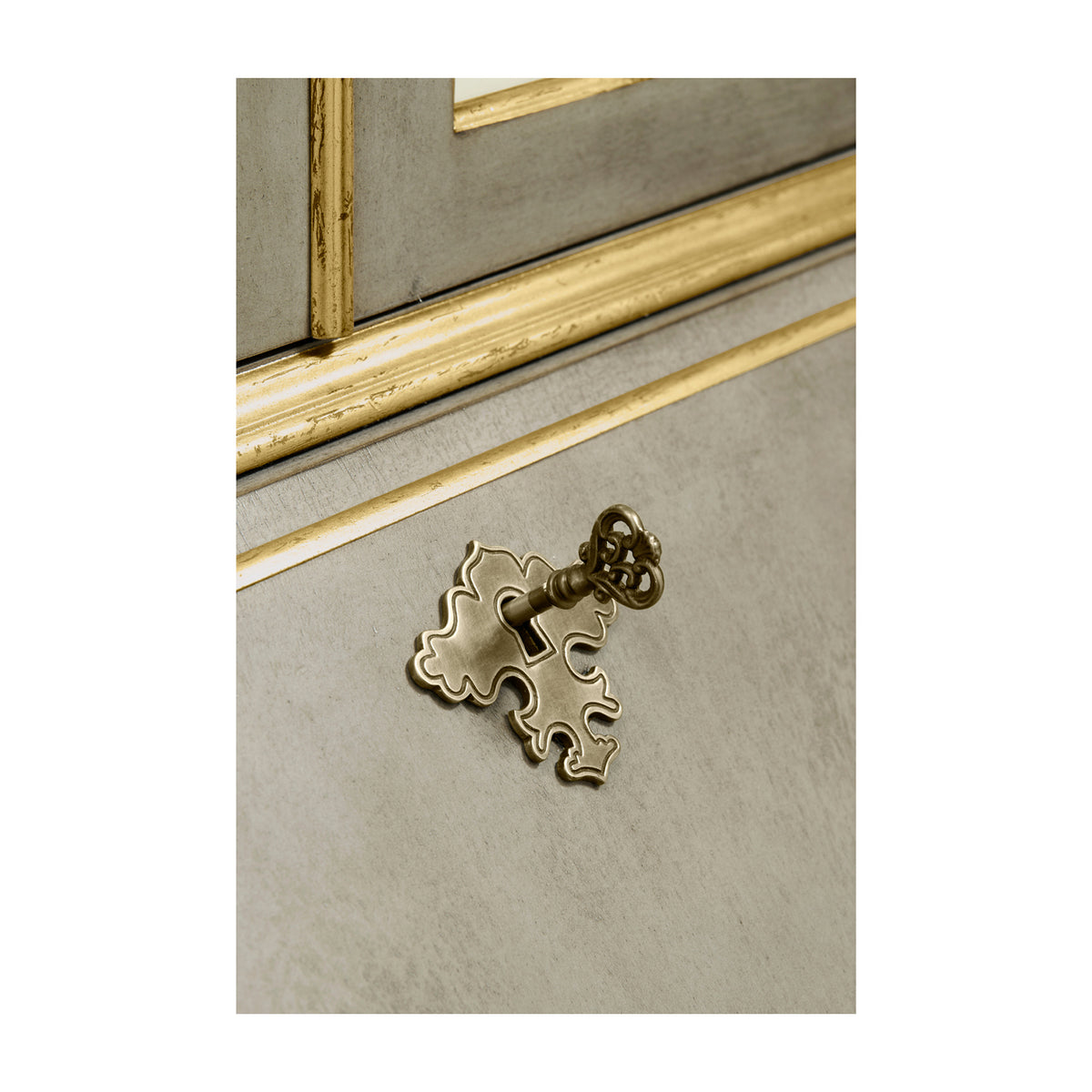 Buckingham Georgian Grey & Gilded Secretary