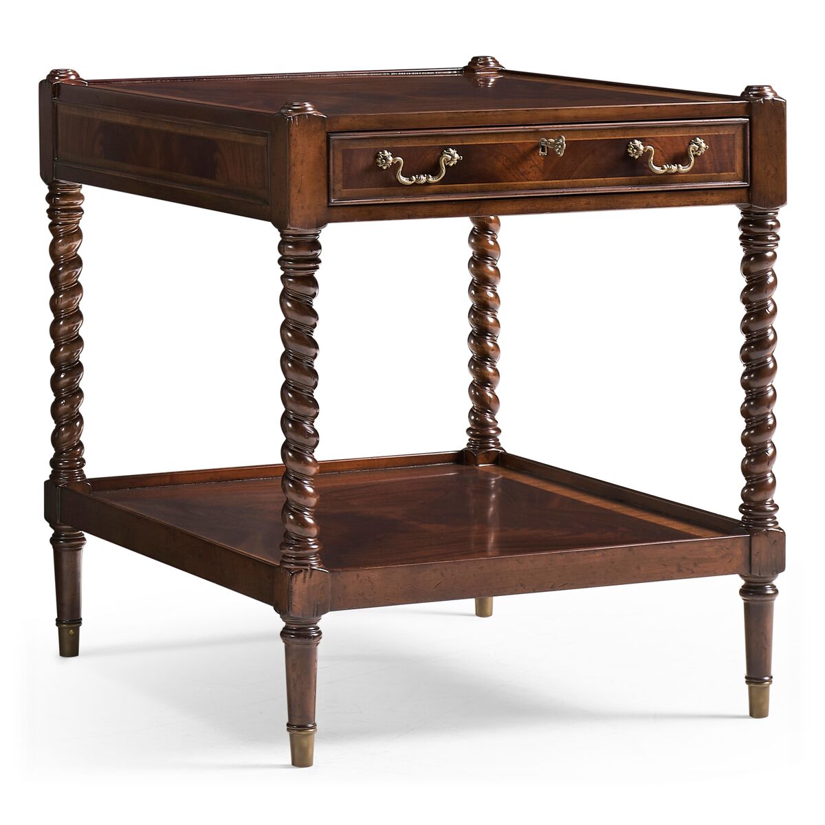 Regencystyle Square Side Table(Mahogany) ( 492268-MAH )