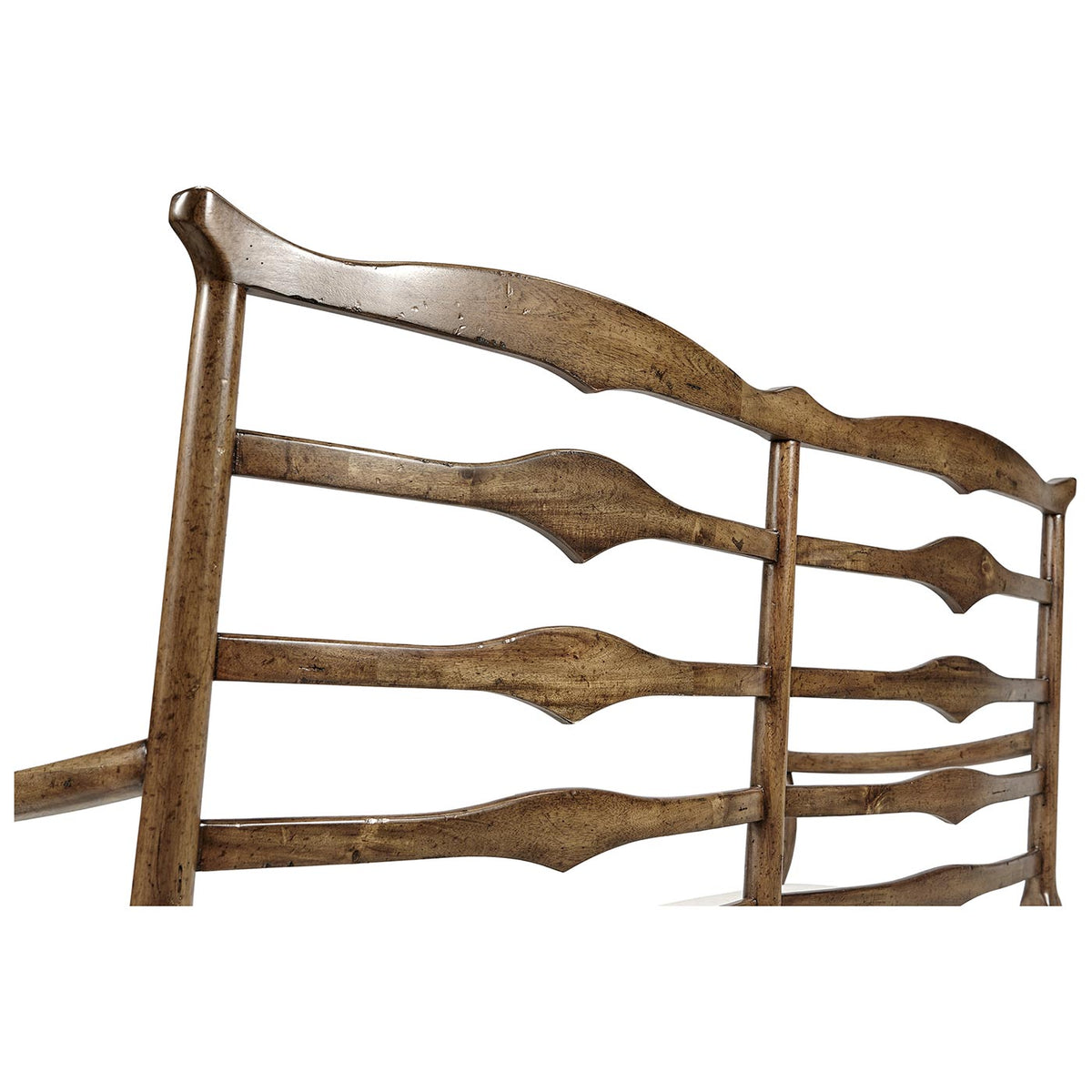 Casual Ladderback Bench