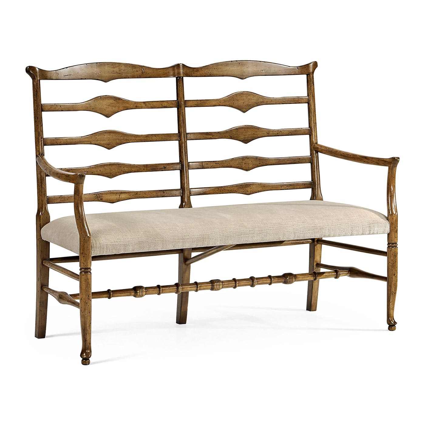 Casual Ladderback Bench