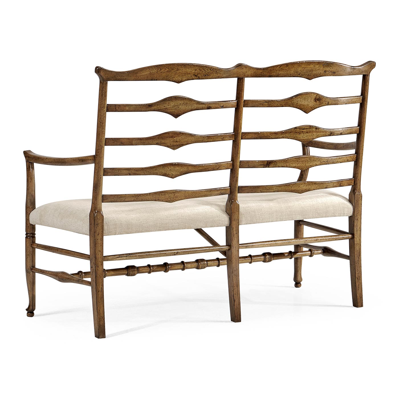 Casual Ladderback Bench