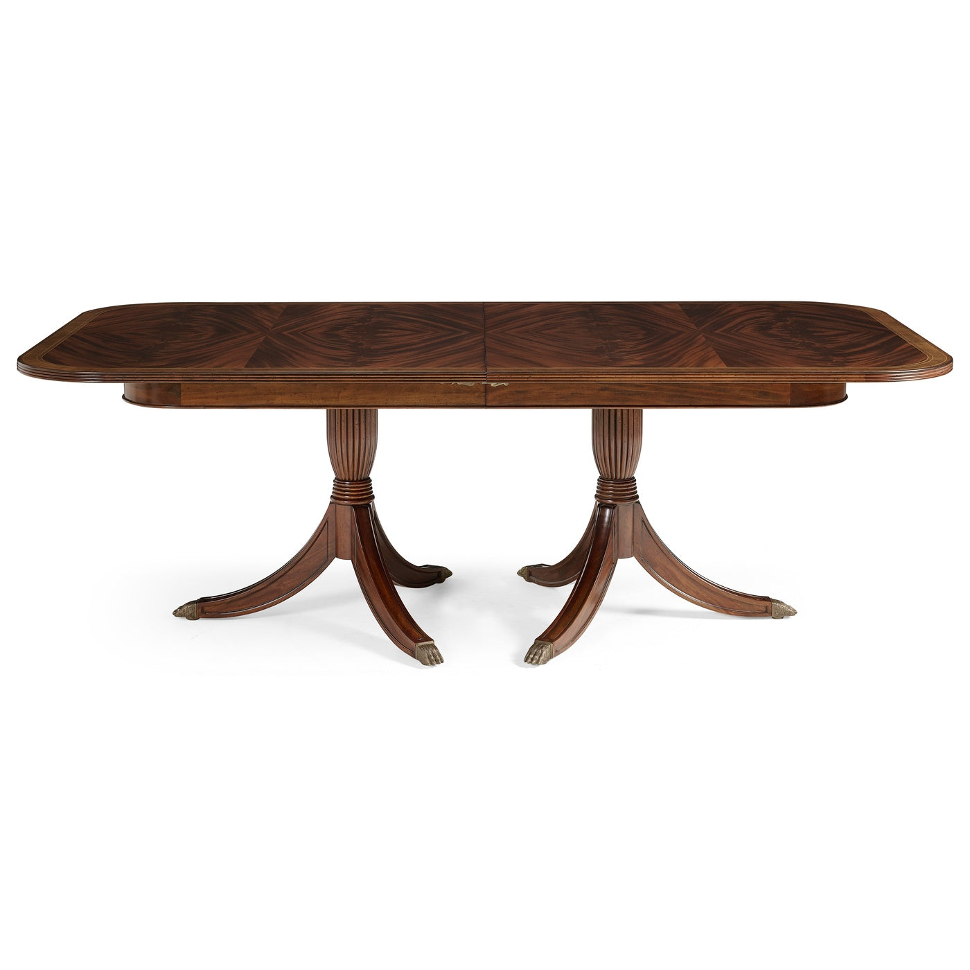 Buckingham Two-Leaf Mahogany Extending Dining Table 88"