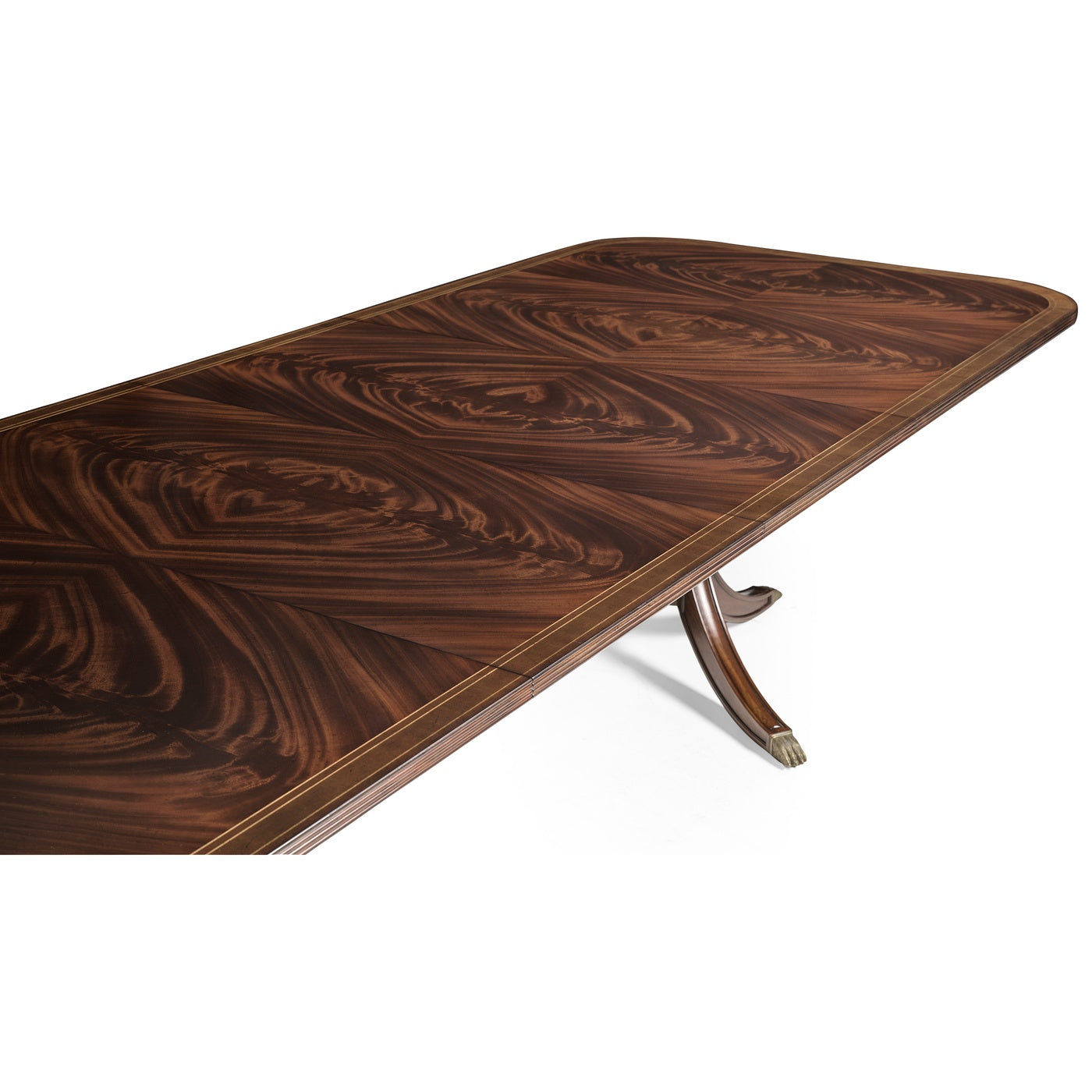 Buckingham Two-Leaf Mahogany Extending Dining Table 88"