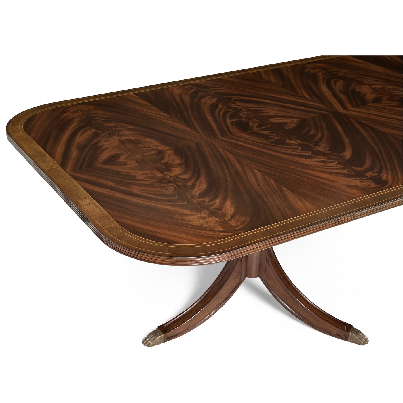 Buckingham Two-Leaf Mahogany Extending Dining Table 88"
