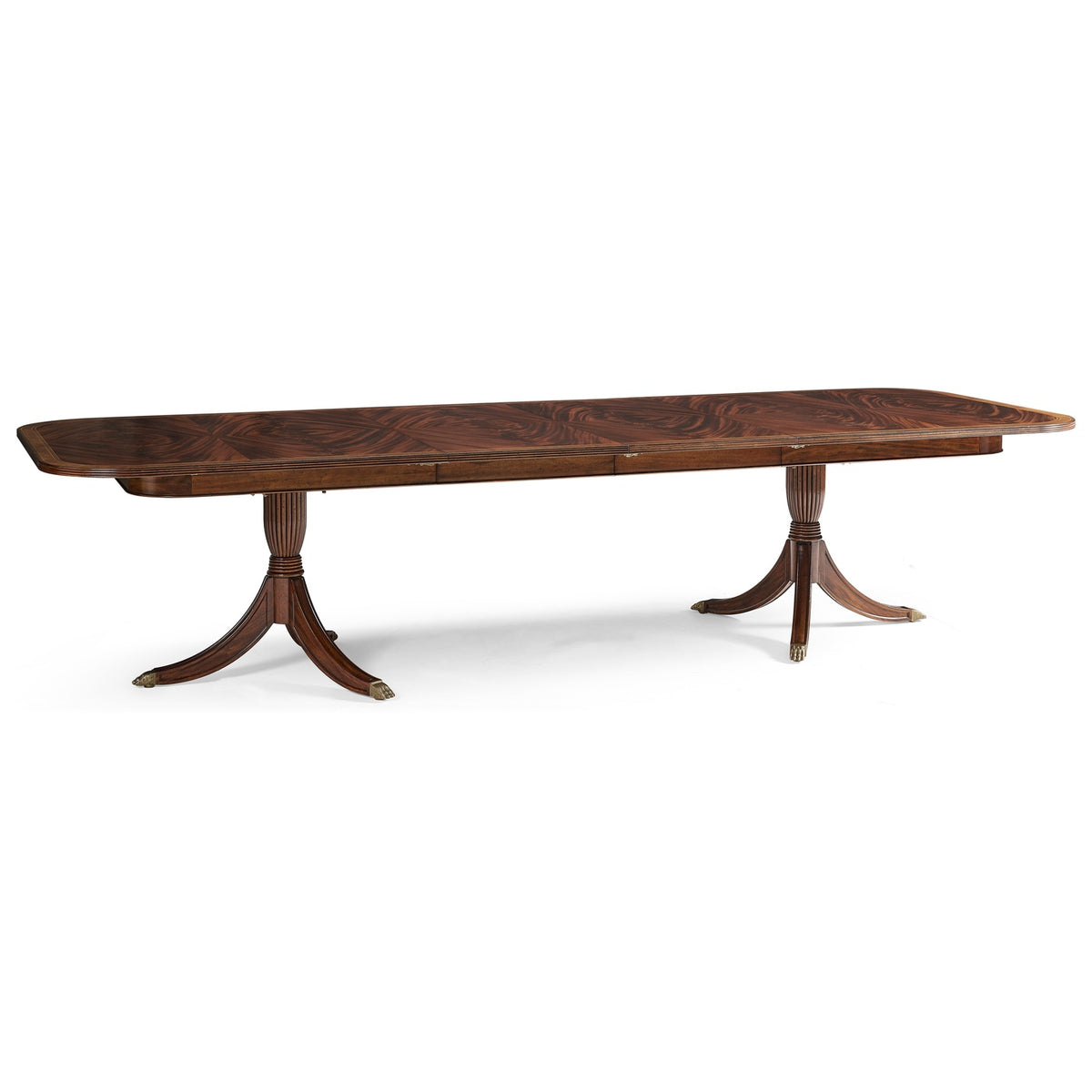 Buckingham Two-Leaf Mahogany Extending Dining Table 88"
