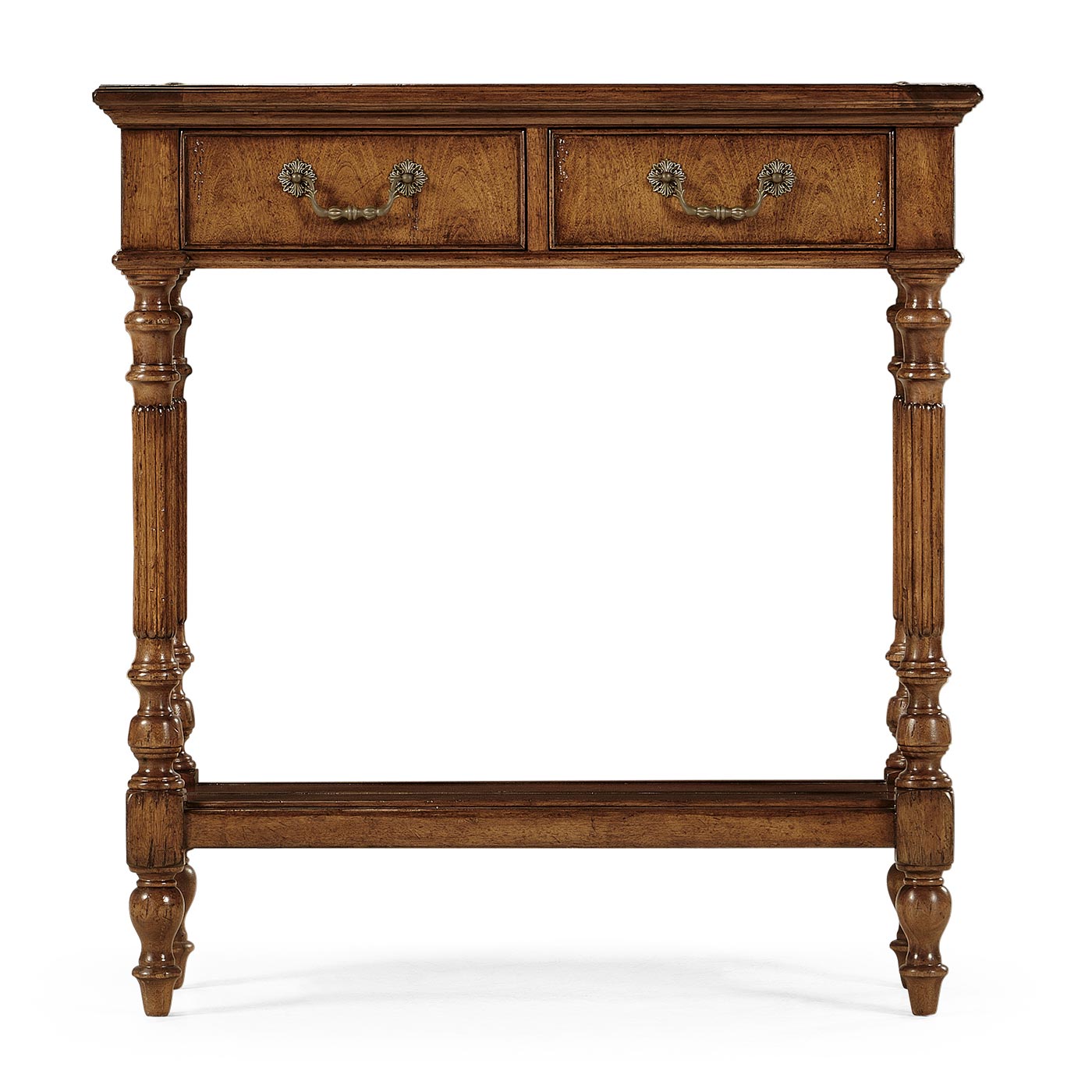 Small Narrow Walnut Console Table