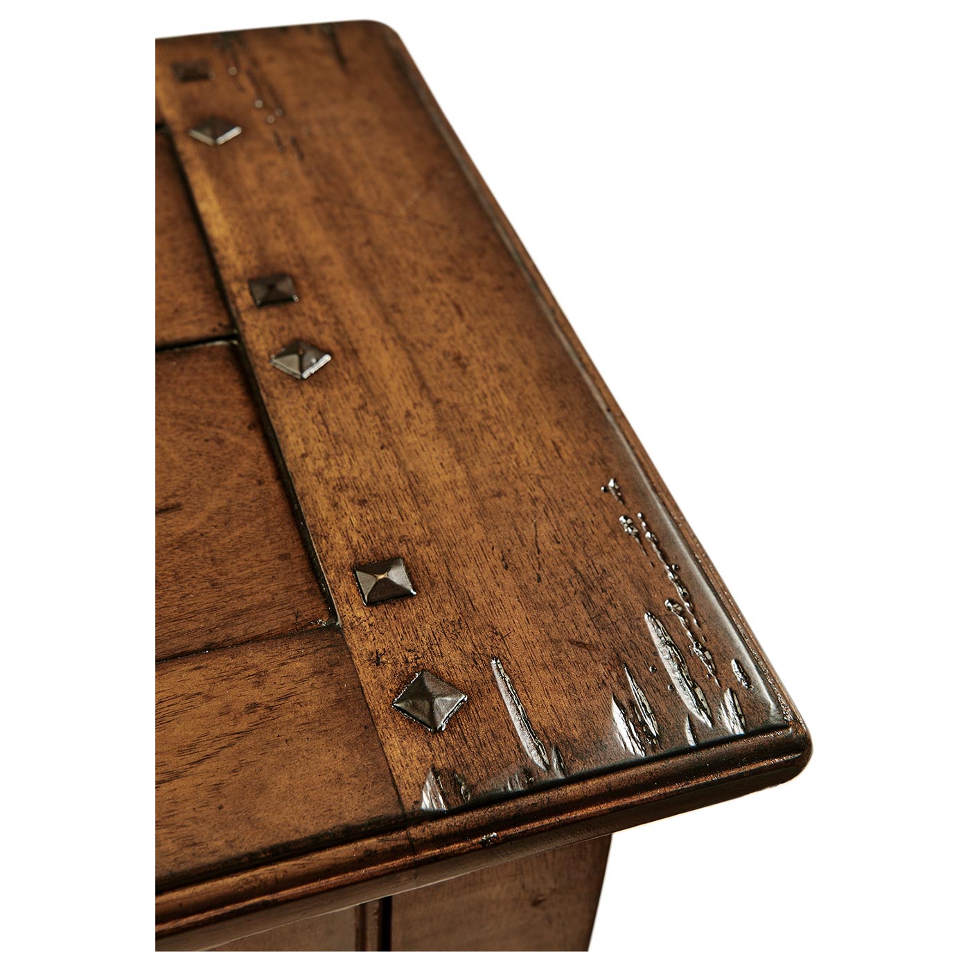 Small Narrow Walnut Console Table