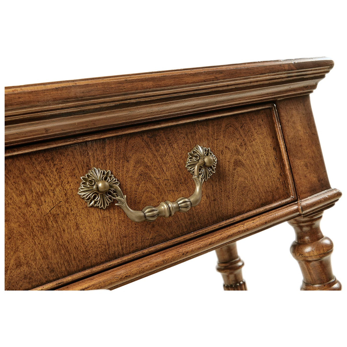Small Narrow Walnut Console Table
