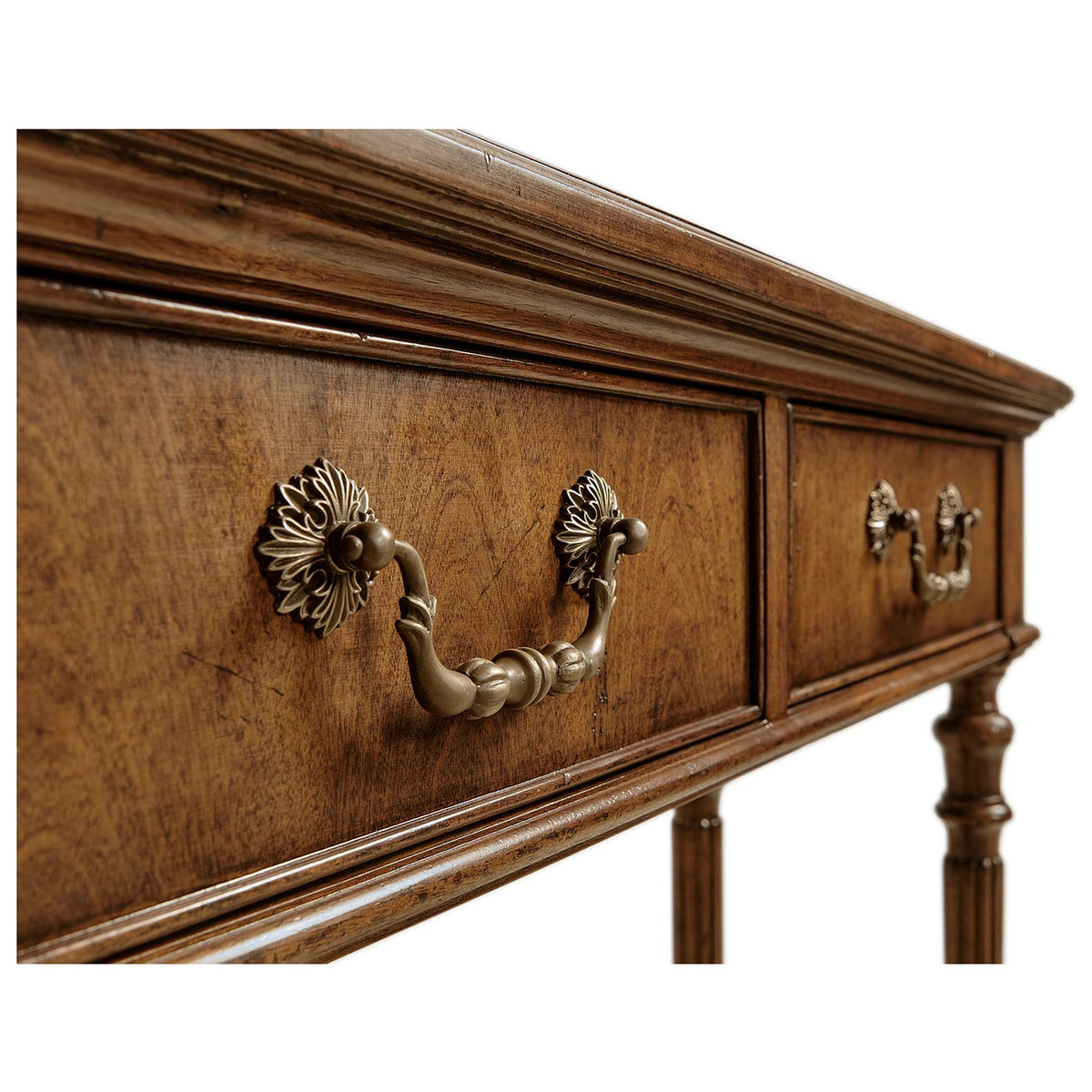 Small Narrow Walnut Console Table