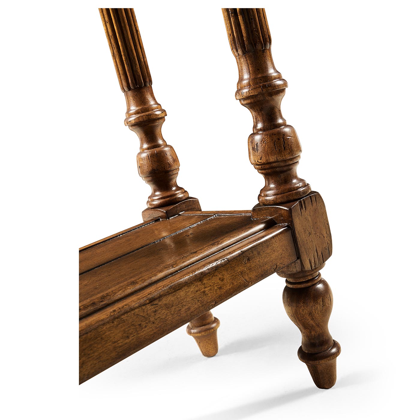 Small Narrow Walnut Console Table