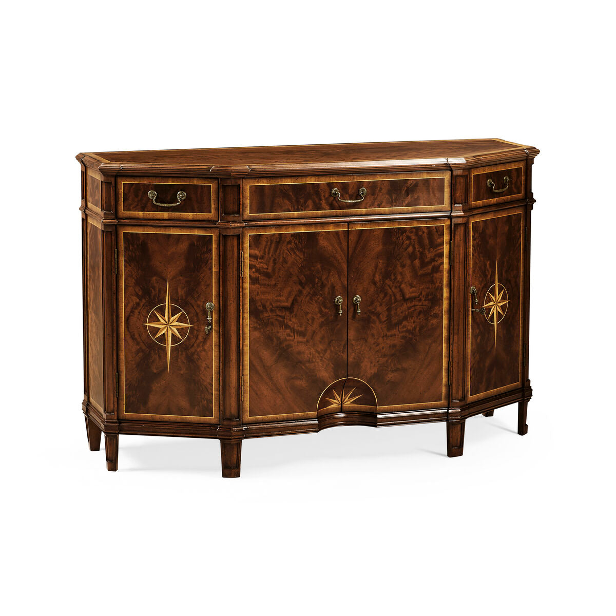 Starburst Mahogany Side Cabinet ( 493190-MAH )