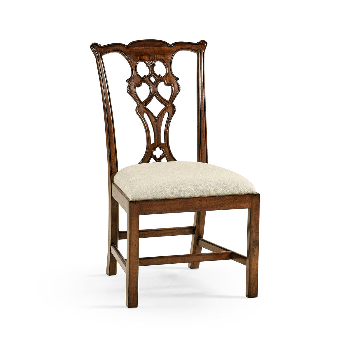 Buckingham Chippendale Antique Sidechair ( 493330-SC-MAH-F200 )