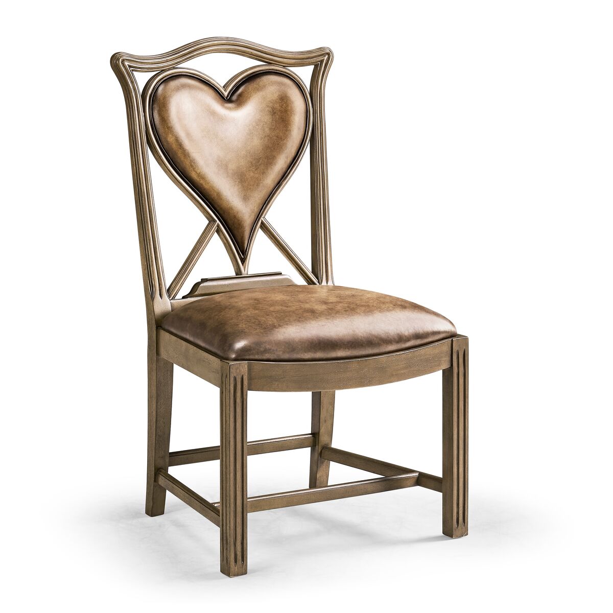 Playing Card "Heart" Side Chair ( 493359-SC-MBL-L041 )