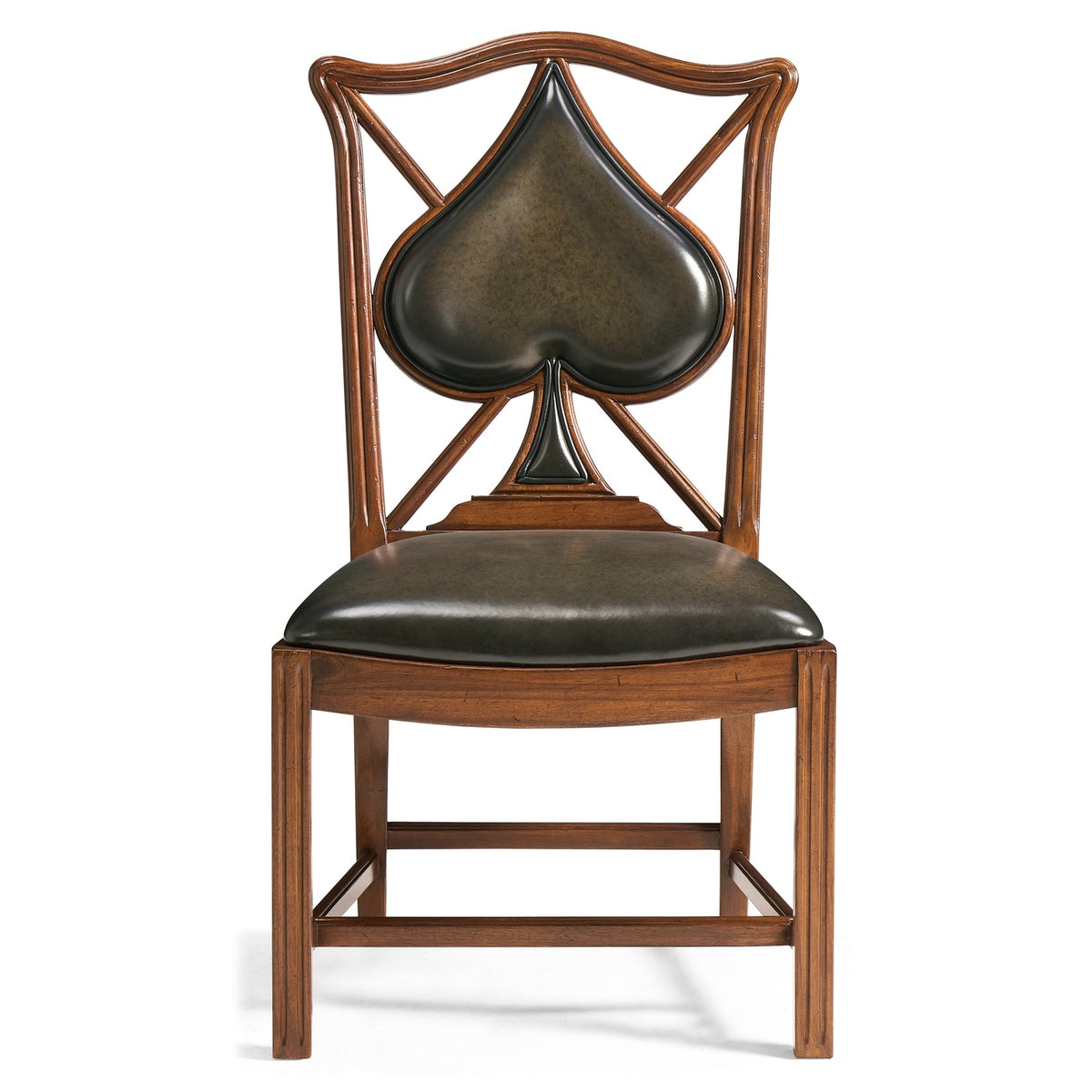 Playing Card "Spade" Side Chair
