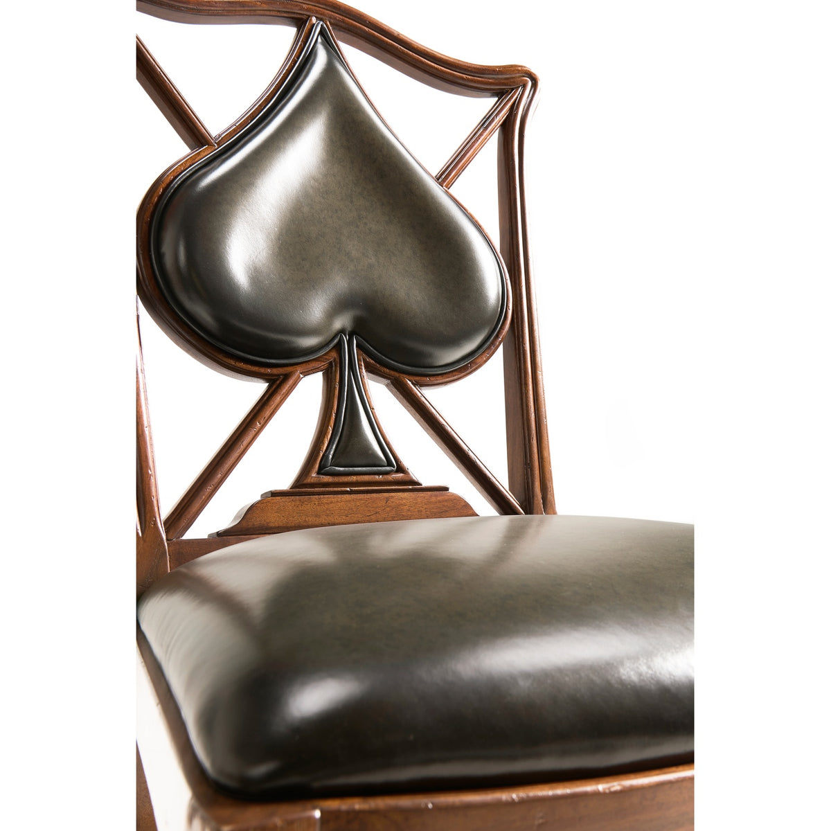 Playing Card "Spade" Side Chair