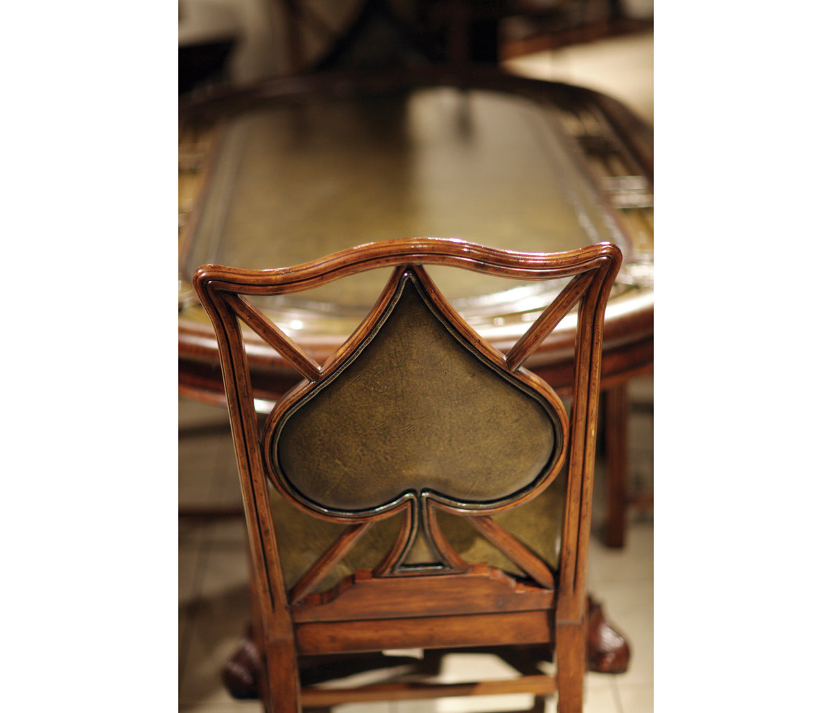 Playing Card "Spade" Side Chair