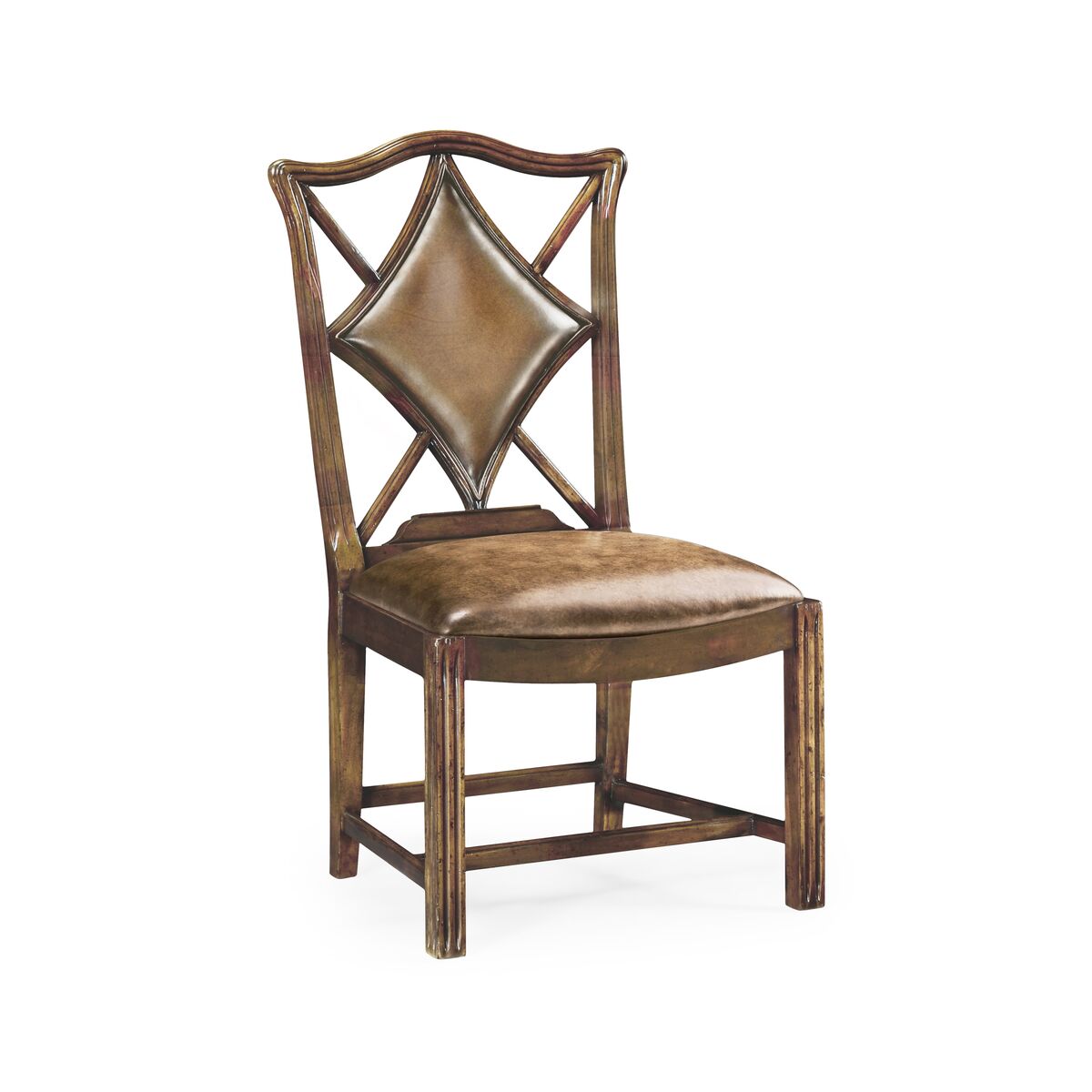 Playing Card "Diamond" Side Chair ( 493362-SC-MBL-L041 )