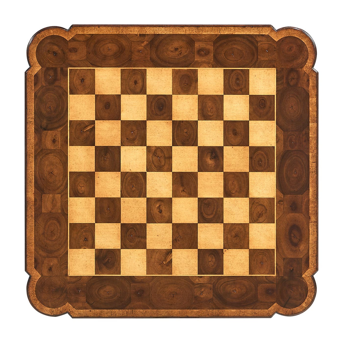 Oyster Veneer Games Table