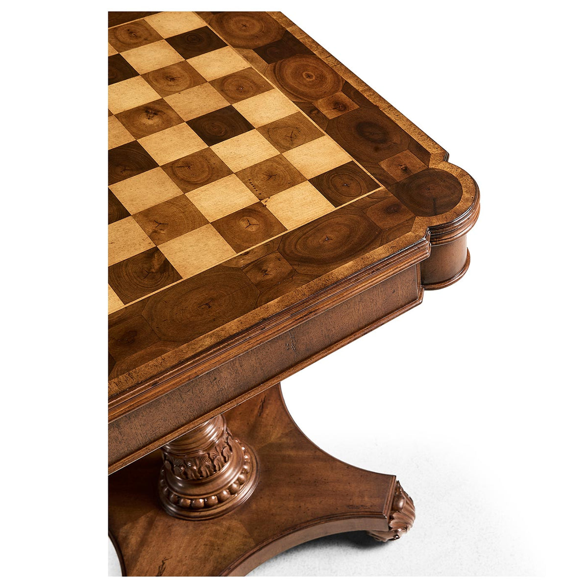 Oyster Veneer Games Table