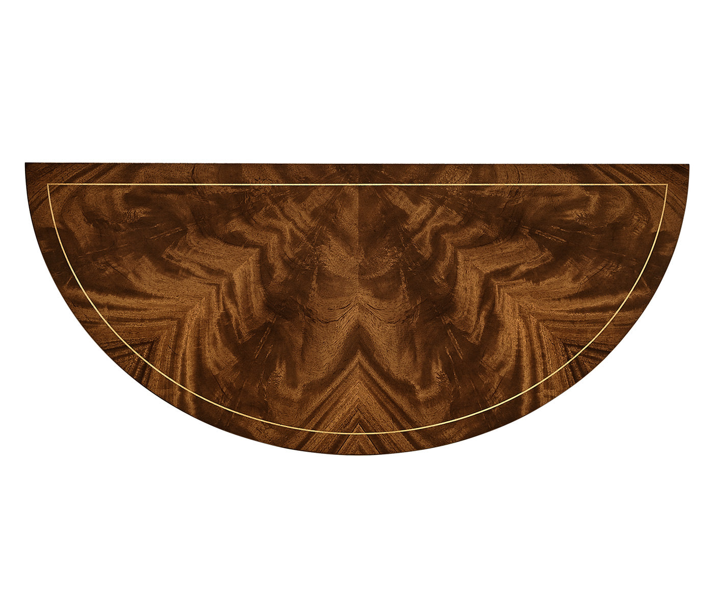 Boxwood stringing demilune console