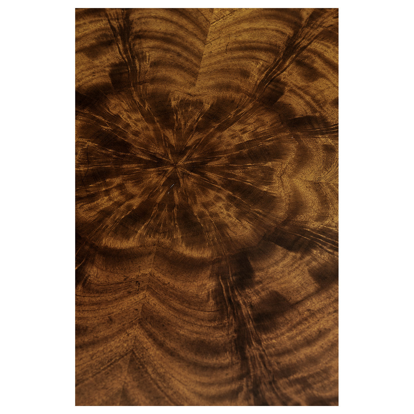 Round Antique Mahogany Side Table