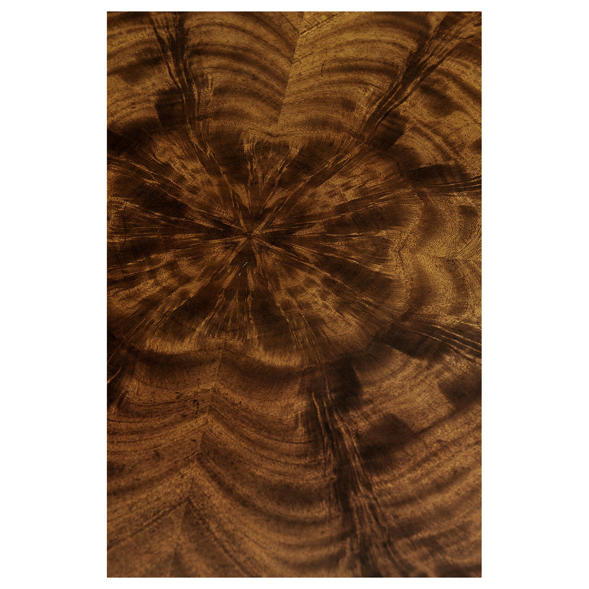 Round Antique Mahogany Side Table