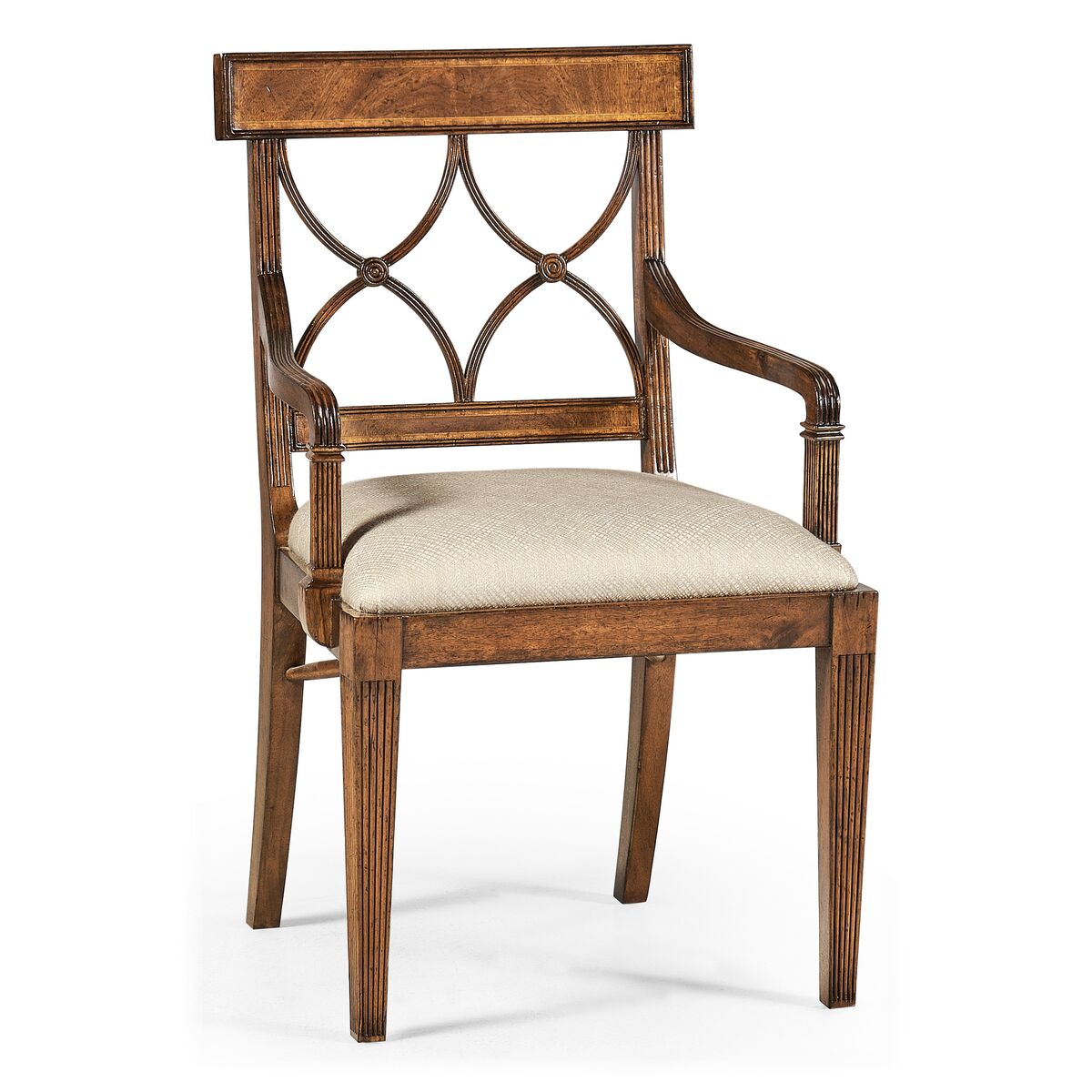 Regency Curved Back Arm Chair F200 ( 494347-AC-CWM-F200 )