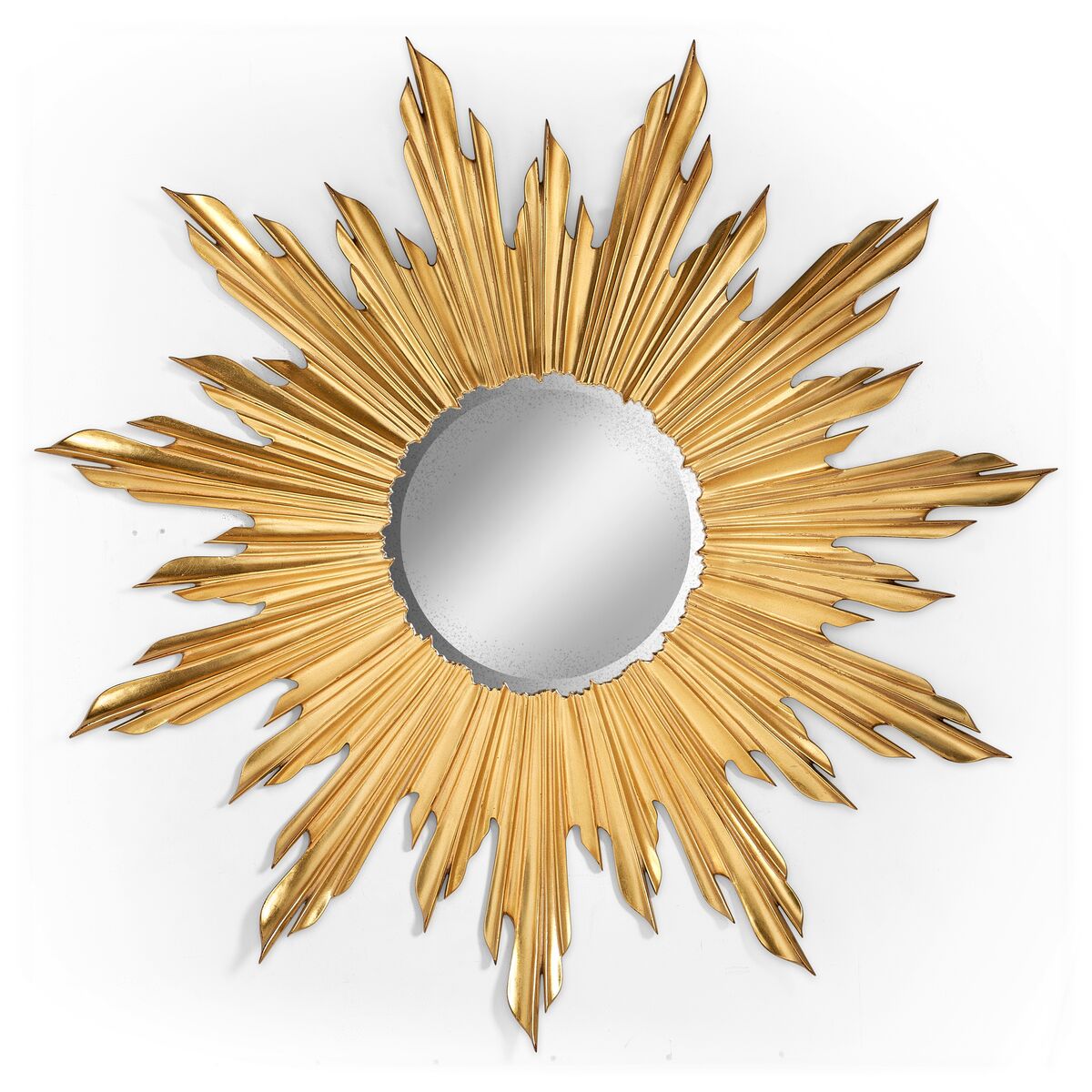 Small gilded sunburst mirror ( 494468-GIL )