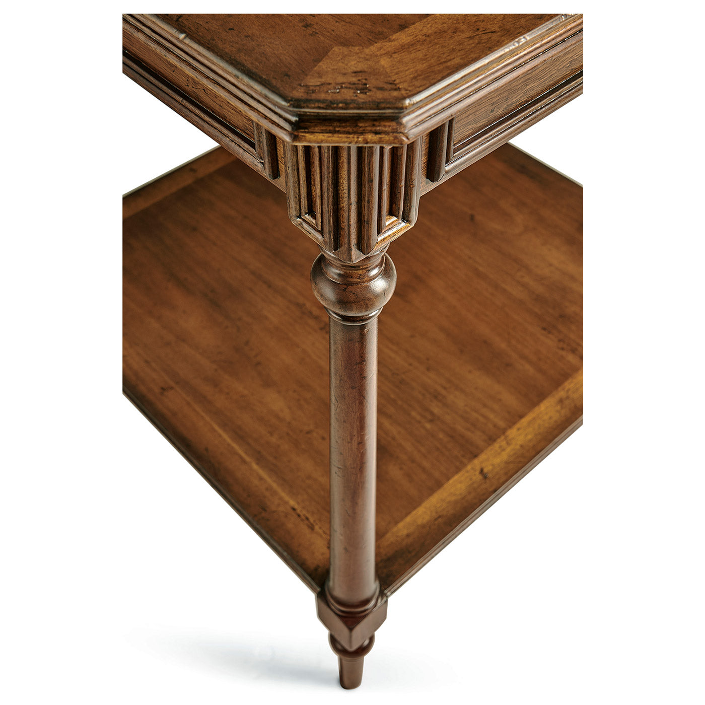 Victorian style walnut side table
