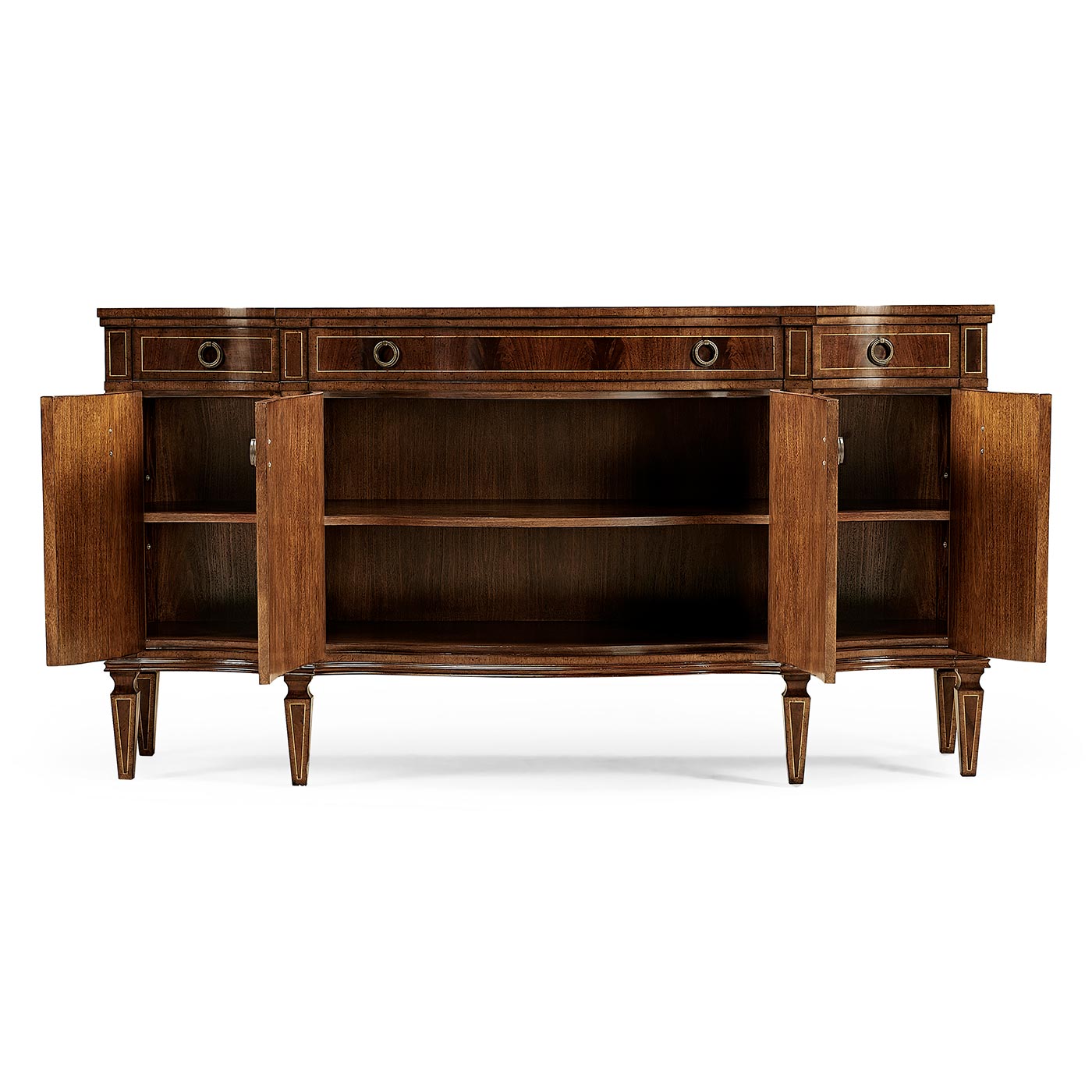 Buckingham Serpentine Mahogany Sideboard