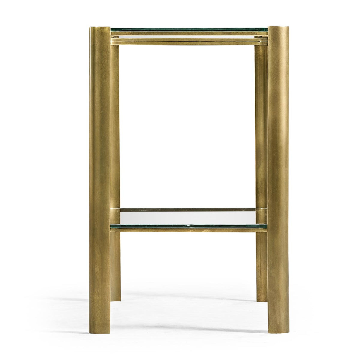 Cosmo Brass & Glass End Table