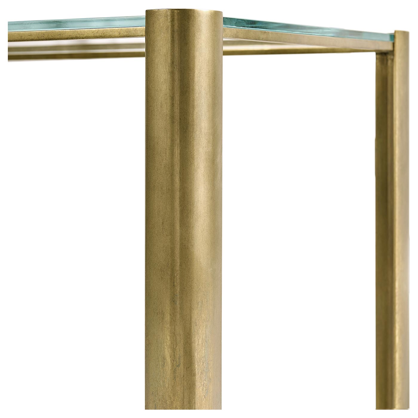 Cosmo Brass & Glass End Table