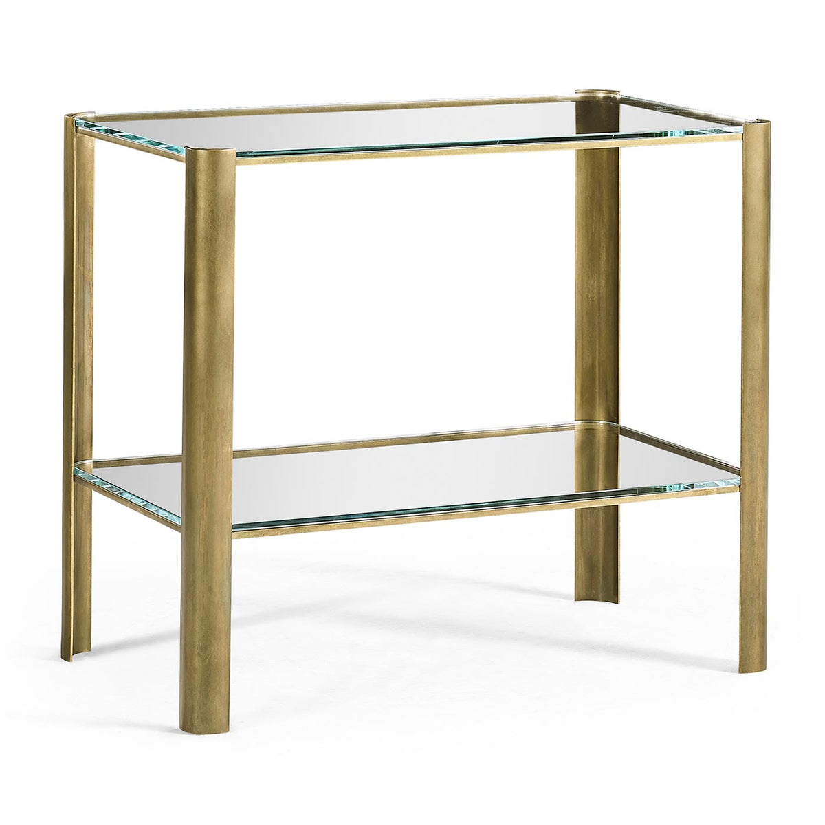 Cosmo Brass & Glass End Table